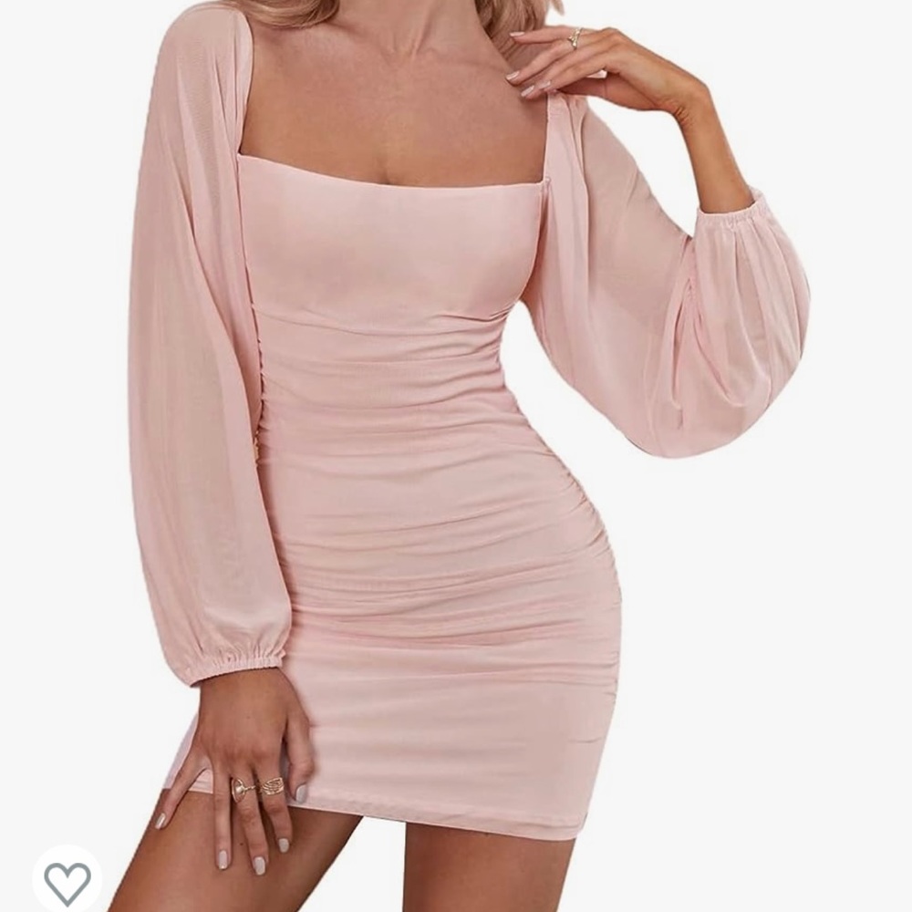 Pink mini dress, size medium